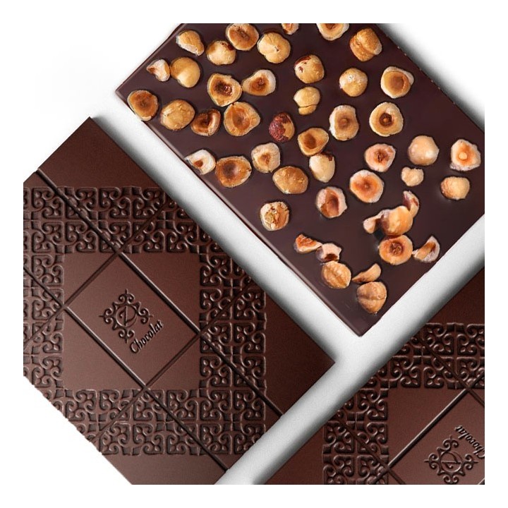 Trio Noir 70% - Noisettes