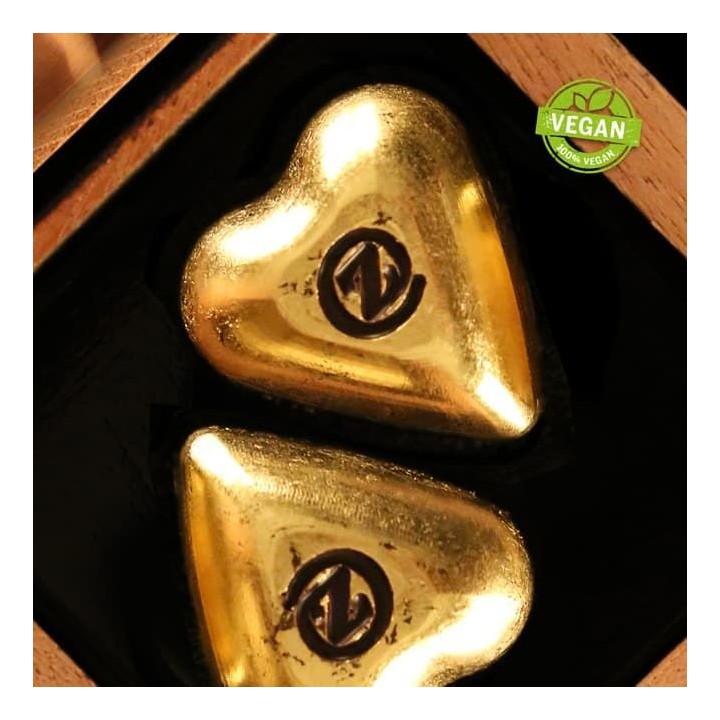 Opale Or 2 Coeurs Véganes