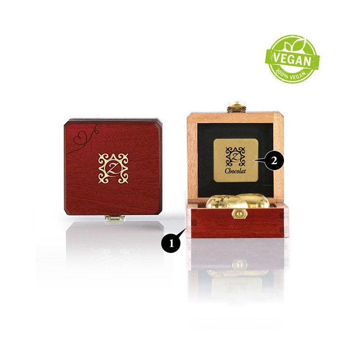 Opale Or 2 Coeurs Véganes